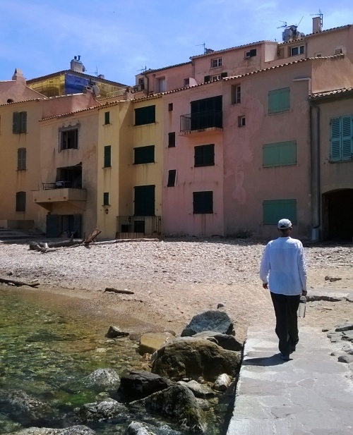 St Tropez, around the corner from the yachts